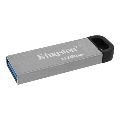 Kingston FD 128GB USB3.2 DTKNDataTraveler KysonStylish Capless Metal Case,r/w:200/60MBs